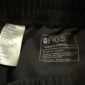 Figs black scrub pants joggers